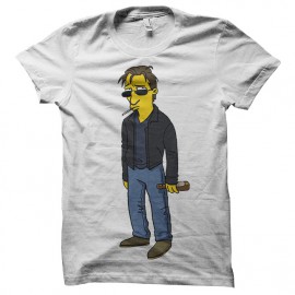 Hank Moody camisa blanca Simpson