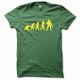 Tee shirt Wolverine Evolution jaune/vert bouteille