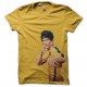 Bruce lee shirt in yellow