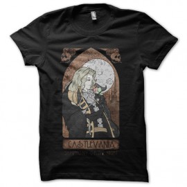 Castlevania camisa manchada negro