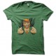 camisa de Chuck Norris afilado verde