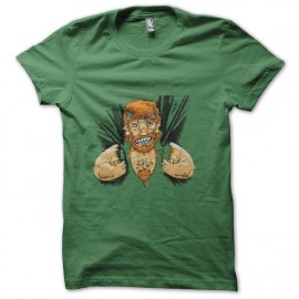 shirt chuck norris green edgy