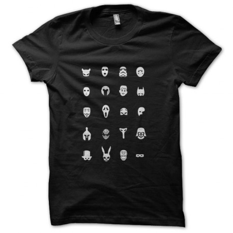 Tee shirt cinemask en noir