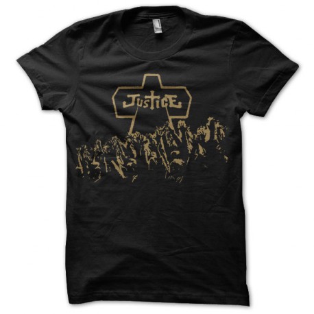 tee shirt justice en noir