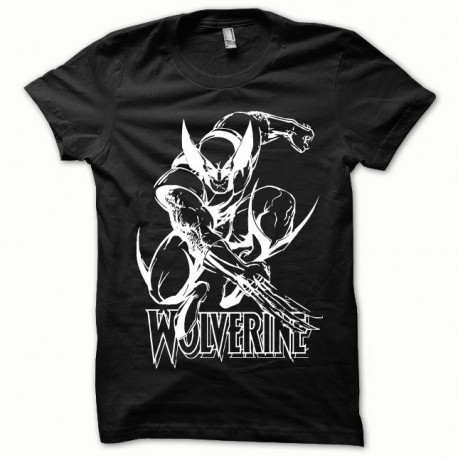 Tee shirt Wolverine blanc/noir