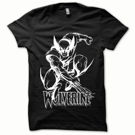 Wolverine camiseta blanca / negro