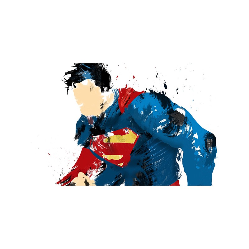 Superman T Shirt White Paint Fan Art