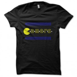 pac man black shirt gamers