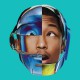 tee shirt pharrell williams avec le casque daft punk bleu ciel