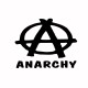 Tee shirt Anarchy noir/blanc