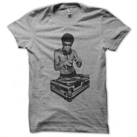 shirt dj bruce lee gray