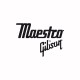 Tee shirt Maestro Gibson Blanc/Noir