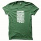 Tee shirt Bagnard blanc/vert bouteille