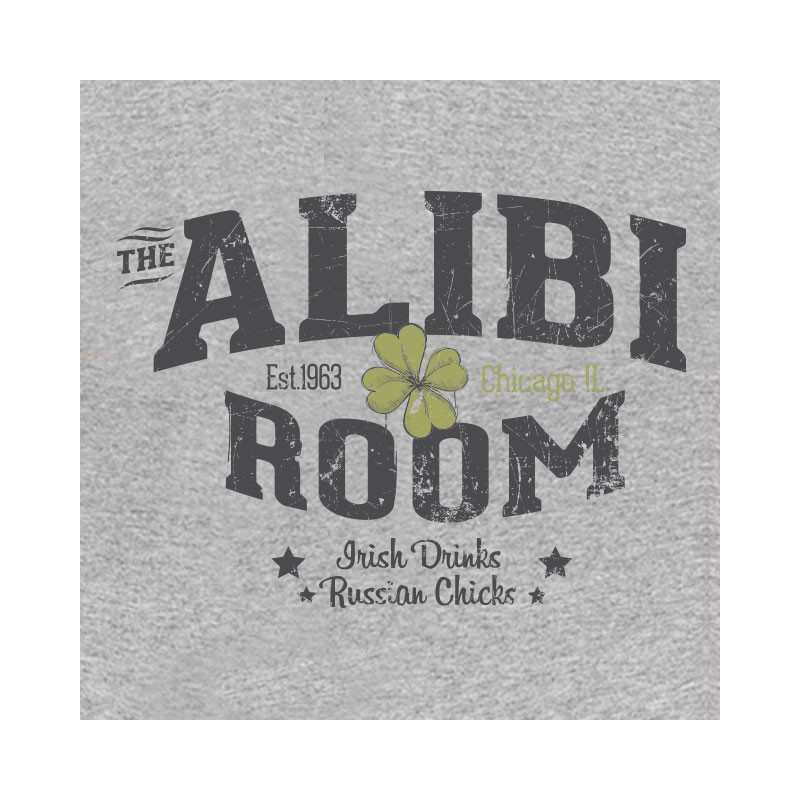 The Alibi Room Tee Shirt Gray