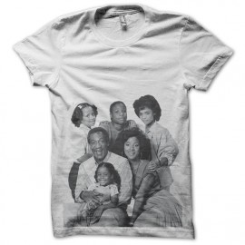 Camisa Cosby muestran la familia blanca