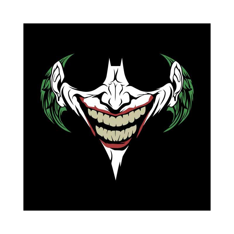 shirt batman joker smiling black