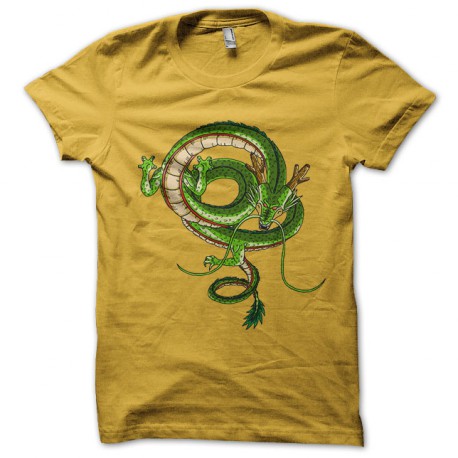Camisa del dragón Shenron de Dragon Ball Z amarilla