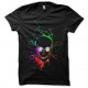 black t-shirt glowing skull