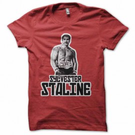 tee shirt sylvester staline rouge