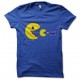 tee shirt pac man zombie blue