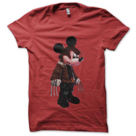 red mickey mouse shirt