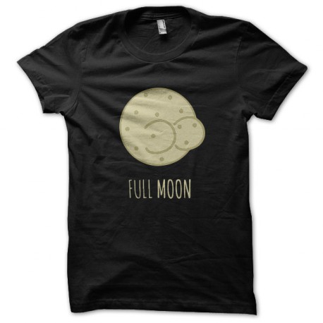 tee shirt full moon noir
