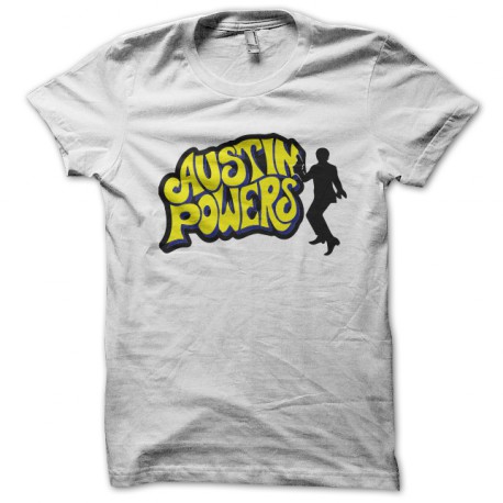 camiseta blanca de Austin Powers