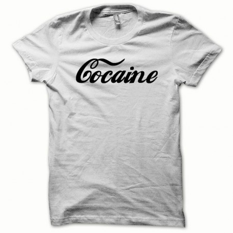 Tee shirt Cocaine noir/blanc