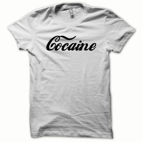 Tee shirt Cocaine noir/blanc