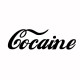 Tee shirt Cocaine noir/blanc