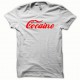 Tee shirt Cocaine rouge/blanc