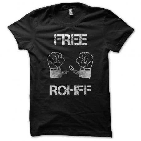 Tee shirt Libérez Rohff Free Rohff noir