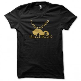 black t-shirt LMFAO