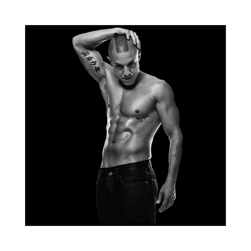 Tee shirt Sons Of Anarchy Theo Rossi Juice Ortiz noir Tee shirt Sons Of Anarchy Theo Rossi Juice Ortiz noir