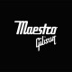 Tee shirt Maestro Gibson Black / White