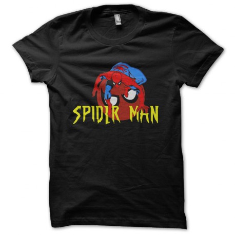 shirt spider black man