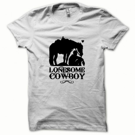 Tee shirt Lonesome Cowboy noir/blanc