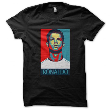 tee shirt Cristiano Ronaldo noir