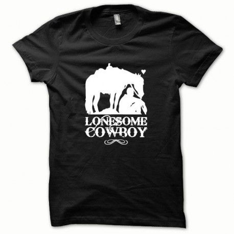 Lonesome Cowboy t-shirt white / black