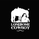 Lonesome Cowboy t-shirt white / black