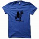 Tee shirt CRS noir/bleu royal