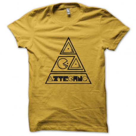 tee shirt LogoAztechno jaune