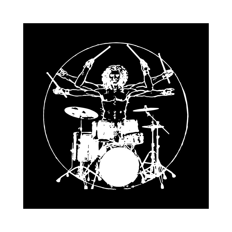 black tee shirt Drummer