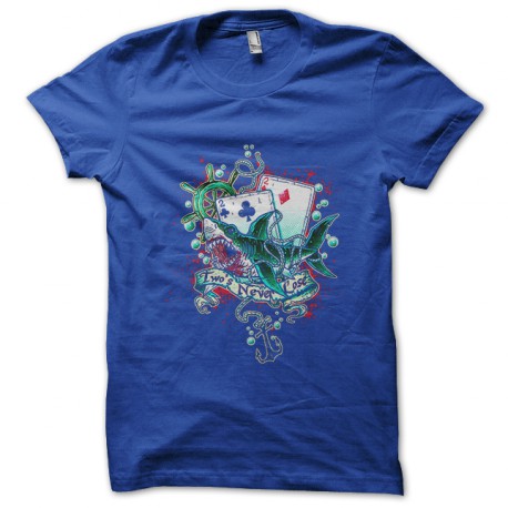 Card Shark shirt blue