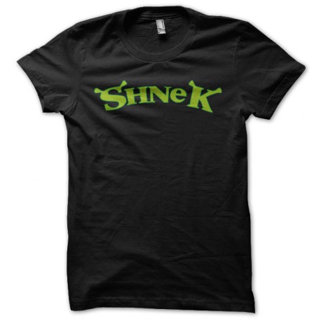 Shnek parody t-shirt black shrek