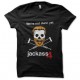 camiseta del negro de la camisa de Jackass