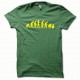 Tee shirt Evolution jaune/vert bouteille