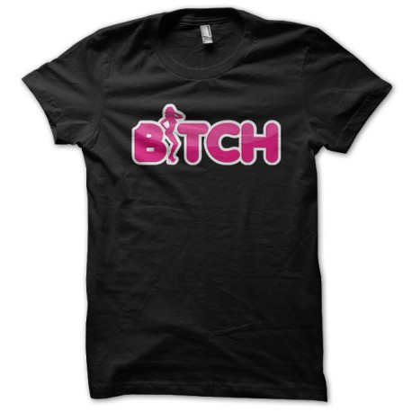 black t-shirt Bitch