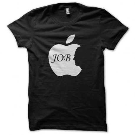 camiseta del negro de la camisa de trabajo de Apple, Steve