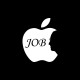 camiseta del negro de la camisa de trabajo de Apple, Steve